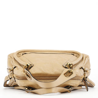 Chloe Beige Leather Paraty 2-Way Bag