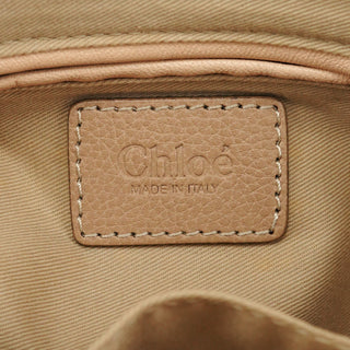 Chloe Beige Leather Paraty 2-Way Bag