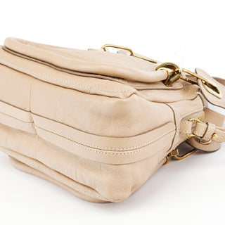 Chloe Beige Leather Paraty 2-Way Bag