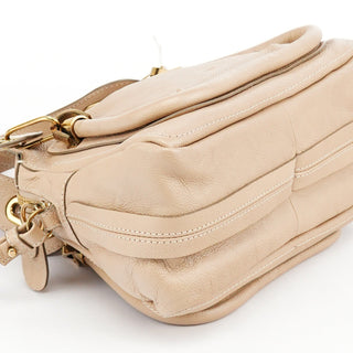 Chloe Beige Leather Paraty 2-Way Bag