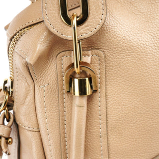 Chloe Beige Leather Paraty 2-Way Bag