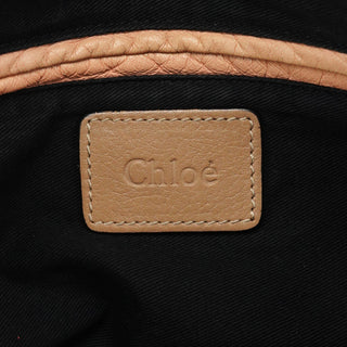 Chloe Beige Leather Paraty 2-Way Bag