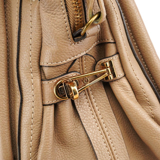 Chloe Beige Leather Paraty 2-Way Bag