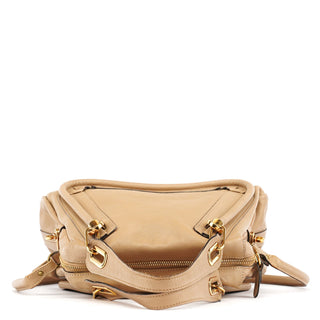 Chloe Beige Leather Paraty 2-Way Bag