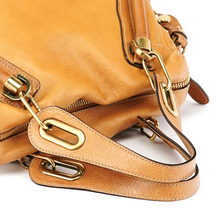 Chloe Beige Leather Paraty 2-Way Bag