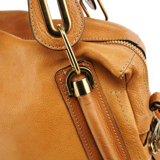 Chloe Beige Leather Paraty 2-Way Bag