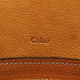 Chloé Sac deux portés Paraty en cuir beige