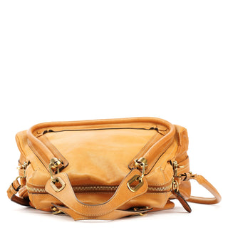 Chloe Beige Leather Paraty 2-Way Bag