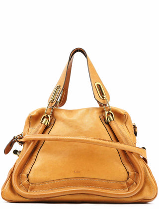 Chloe Beige Leather Paraty 2-Way Bag