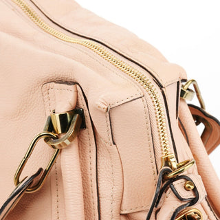 Chloé Beige Leather Paraty 2-Way Bag