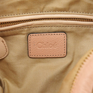 Chloé Beige Leather Paraty 2-Way Bag