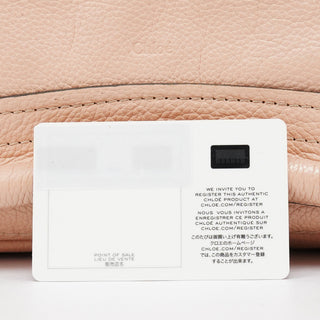 Chloé Beige Leather Paraty 2-Way Bag