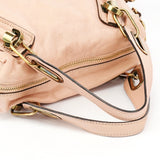 Chloé Sac deux portés Paraty en cuir beige