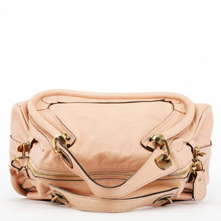 Chloé Beige Leather Paraty 2-Way Bag