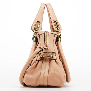 Chloé Beige Leather Paraty 2-Way Bag