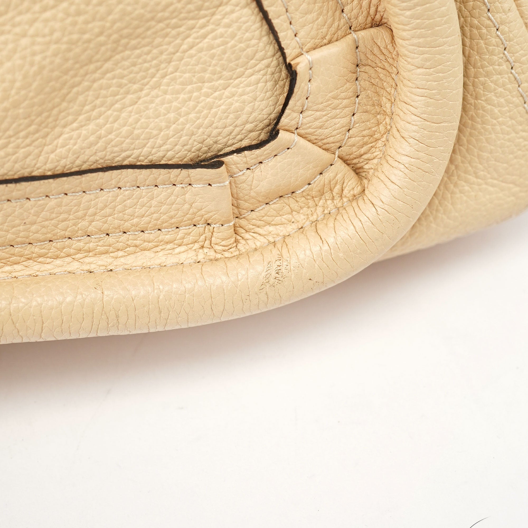 Chloé Beige Leather Paraty 2-Way Shoulder Bag