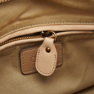 Chloé Beige Leather Paraty 2-Way Shoulder Bag