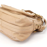 Chloé Beige Leather Paraty 2-Way Shoulder Bag