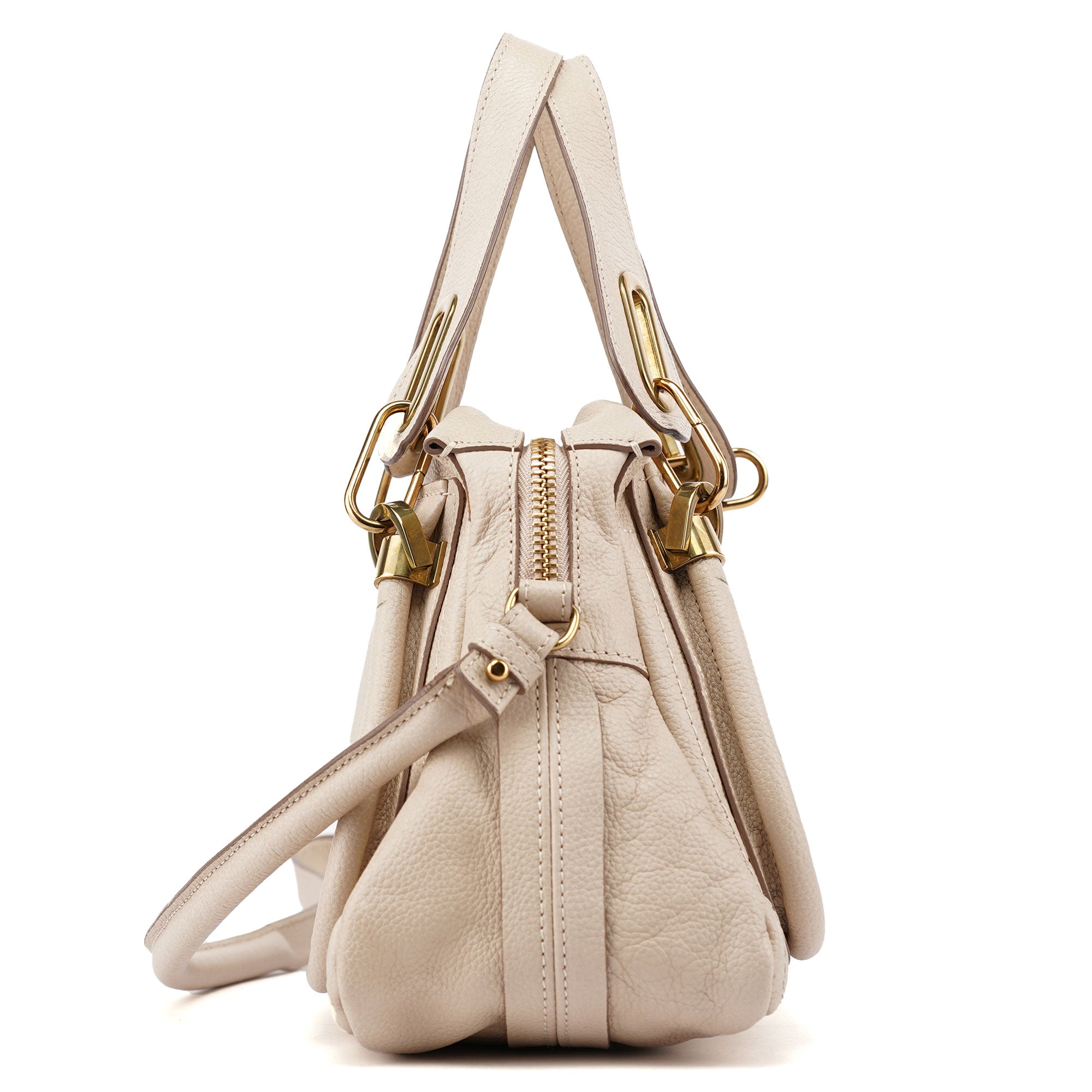 バッグ archive Chloe 2way shoulder bag Paraty Chloé Beige Leather Paraty 2-Way Shoulder Bag – Rediscover