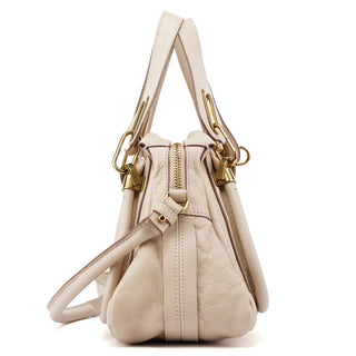 Chloé Beige Leather Paraty 2-Way Shoulder Bag