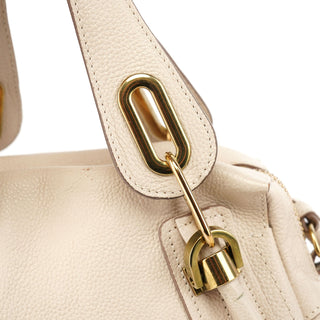 Chloé Beige Leather Paraty 2-Way Shoulder Bag