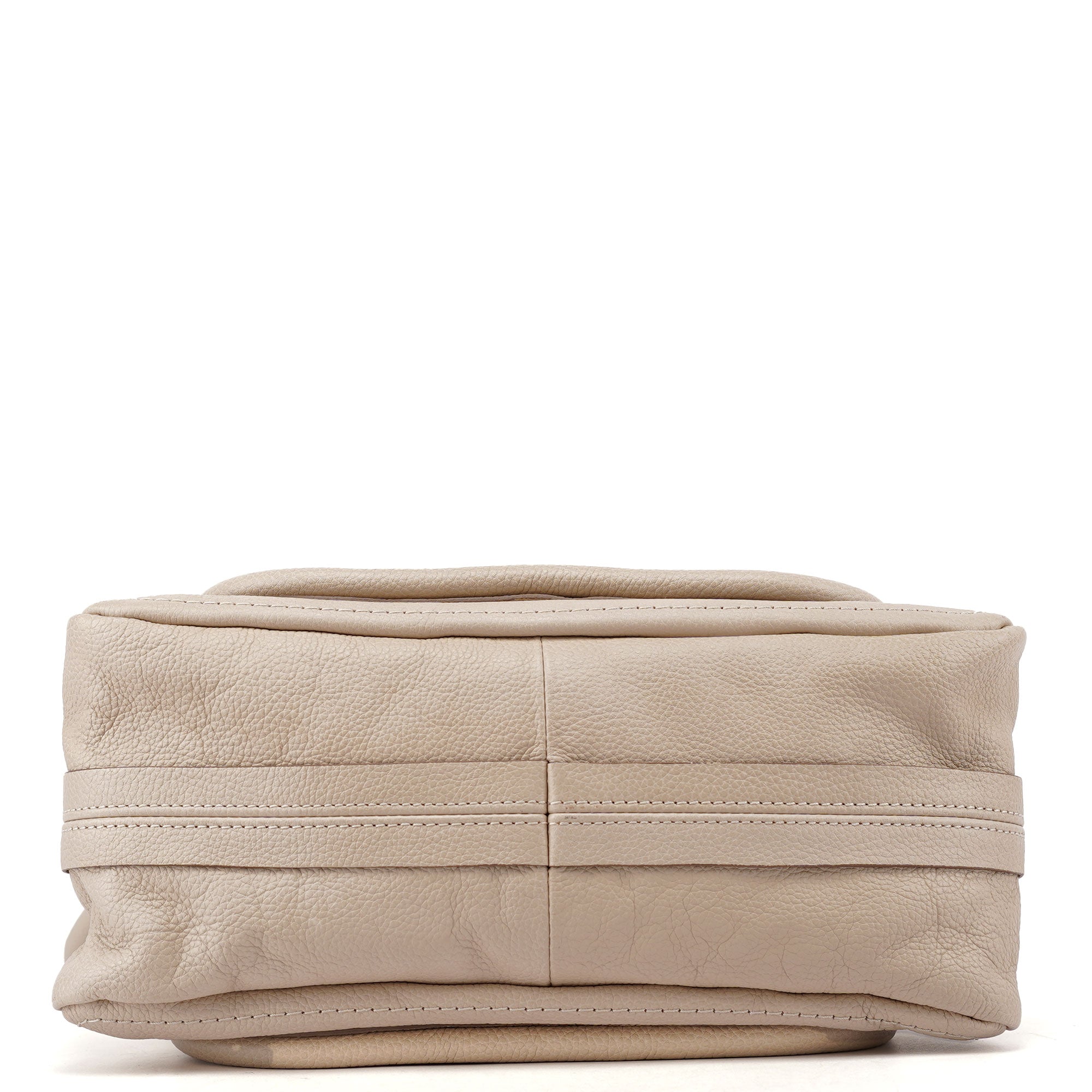 Chloé Sac deux portés Paraty en cuir beige