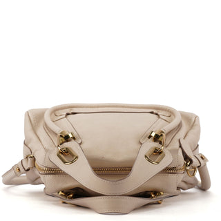 Chloé Beige Leather Paraty 2-Way Shoulder Bag