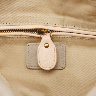 Chloé Beige Leather Paraty 2-Way Shoulder Bag