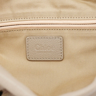 Chloé Beige Leather Paraty 2-Way Shoulder Bag