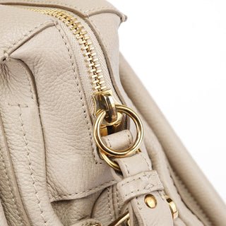 Chloé Beige Leather Paraty 2-Way Shoulder Bag