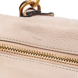 Chloé Beige Leather Paraty 2-Way Shoulder Bag