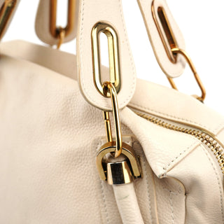 Chloé Beige Leather Paraty 2-Way Shoulder Bag