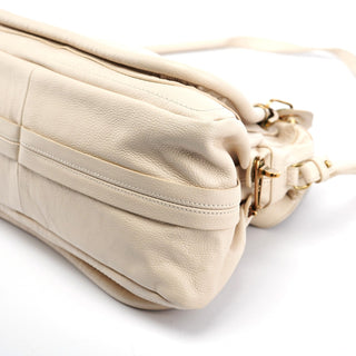 Chloé Beige Leather Paraty 2-Way Shoulder Bag