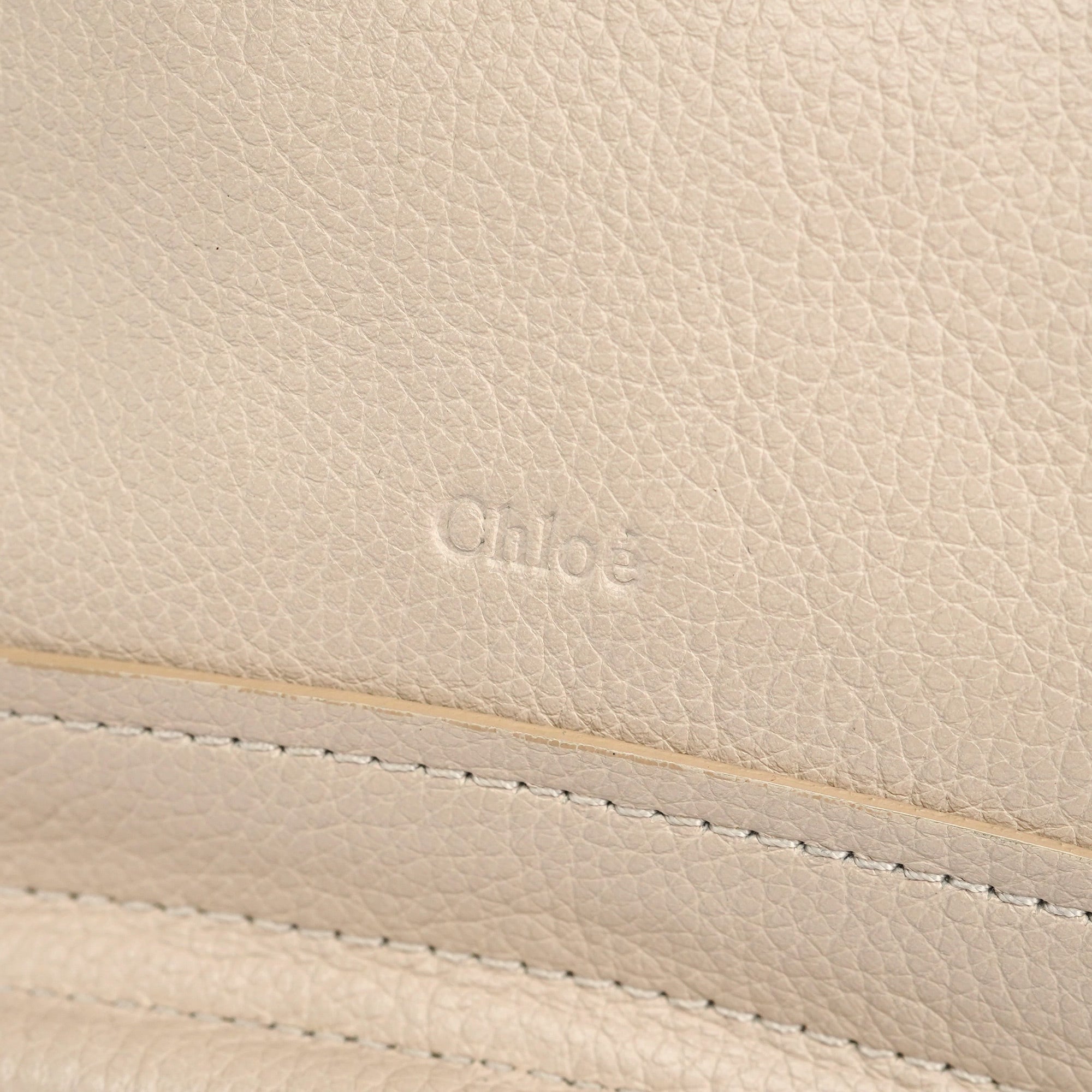 Chloé Beige Leather Paraty 2-Way Shoulder Bag