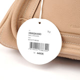 Chloé Sac deux portés Paraty en cuir beige
