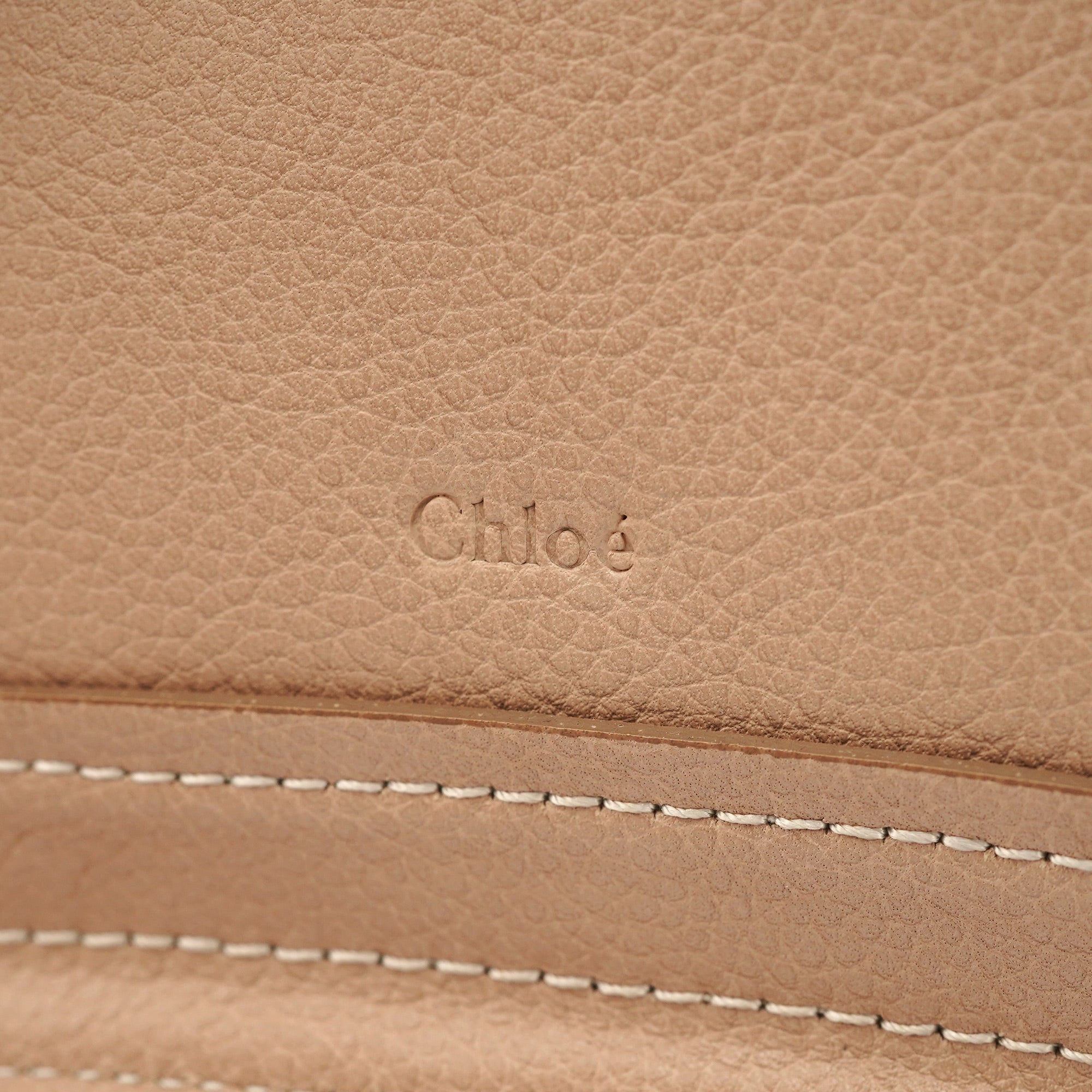 Chloé Beige Leather Paraty 2-Way Shoulder Bag