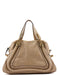 Chloé Beige Leather Paraty 2-Way Shoulder Bag