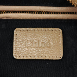 Chloé Beige Leather Paraty 2-Way Shoulder Bag