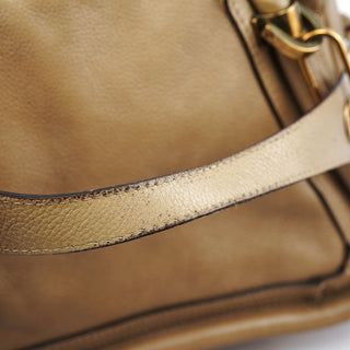 Chloé Beige Leather Paraty 2-Way Shoulder Bag