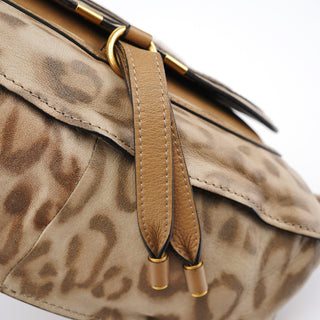 Chloe Beige Leopard Marcie Shoulder Bag 1/150