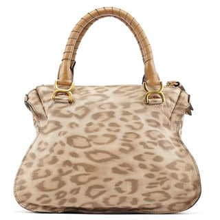 Chloe Beige Leopard Marcie Shoulder Bag 1/150