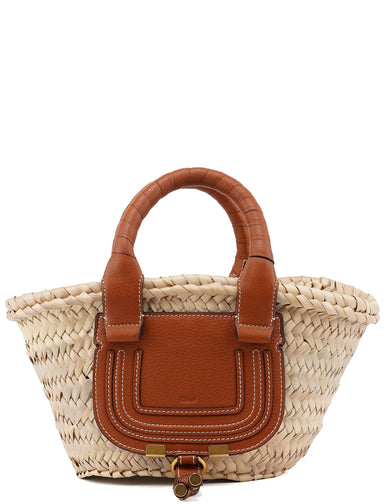 Chloé Beige Marcie Basket Bag