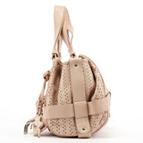 Chloé Beige Perforated Leather Kerala Bag