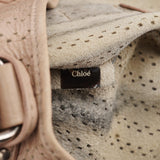 Chloé Beige Perforated Leather Kerala Bag