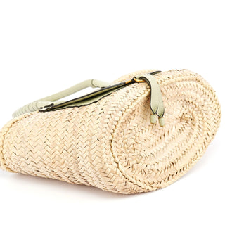 Chloe Beige Raffia Marcie Basket Bag
