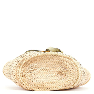 Chloe Beige Raffia Marcie Basket Bag