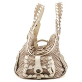 Chloé Beige Small Python Silverado Bag