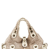 Chloé Beige Small Python Silverado Bag