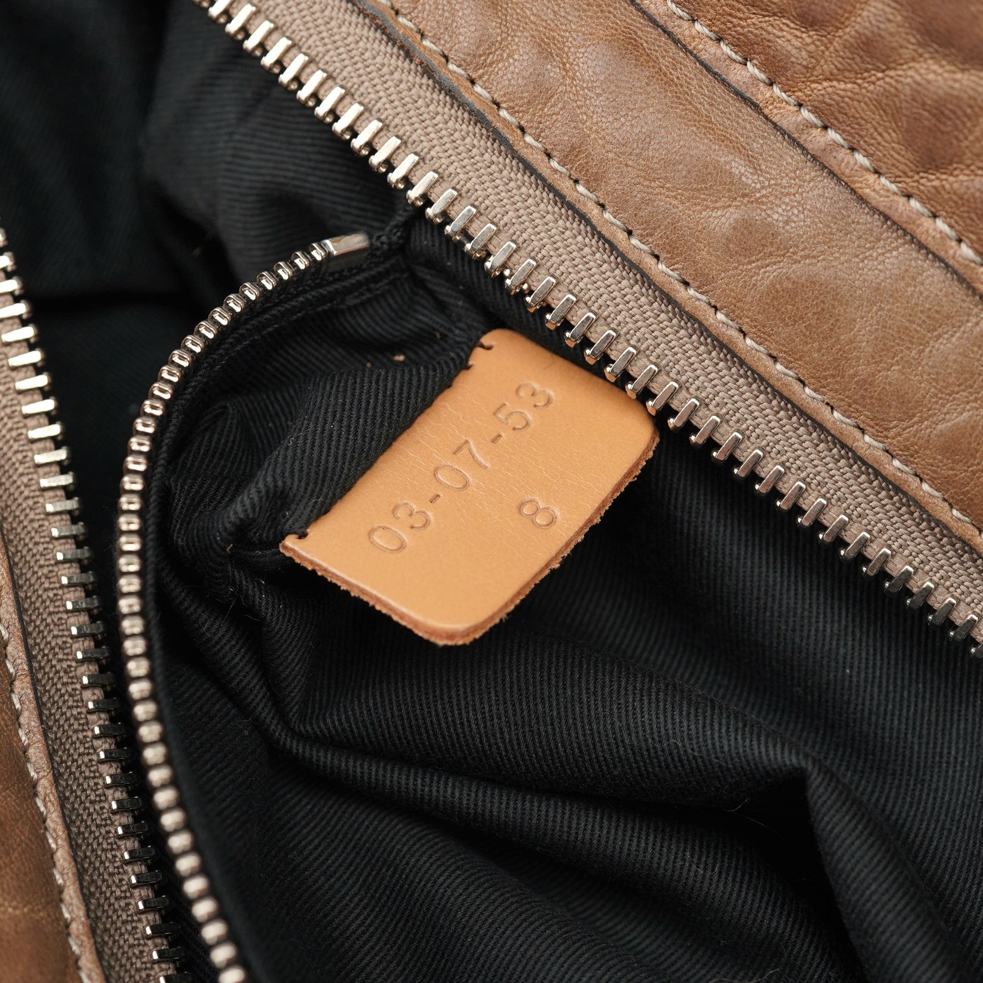 Chloé Beige Studded Leather Tote Bag