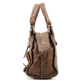Chloé Beige Studded Leather Tote Bag